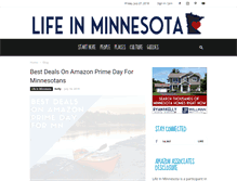 Tablet Screenshot of lifeinminnesota.com